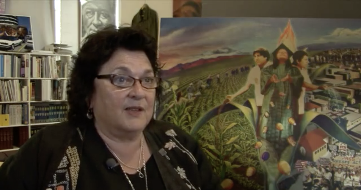 Judy Baca talks about her experience painting *The Great Wall of Los Angeles*, “20 Innovators,” (2011) NBC Latino, online video, 2:10 minutes.
