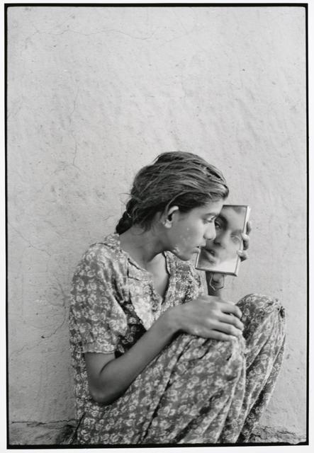 Gauri Gill, *Jannat, Barmer*, from the series “Notes from the Desert,” 1999–2010. Gelatin silver print on paper, 30 x 24 inches.