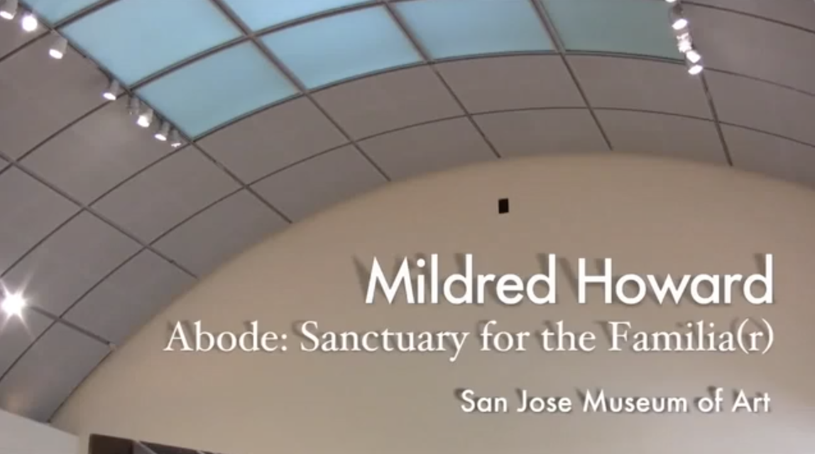 Clip from an interview with Mildred Howard regarding her work *Abode: Sanctuary for the Familia(r)* (1994) at the San José Museum of Art, 2009.
